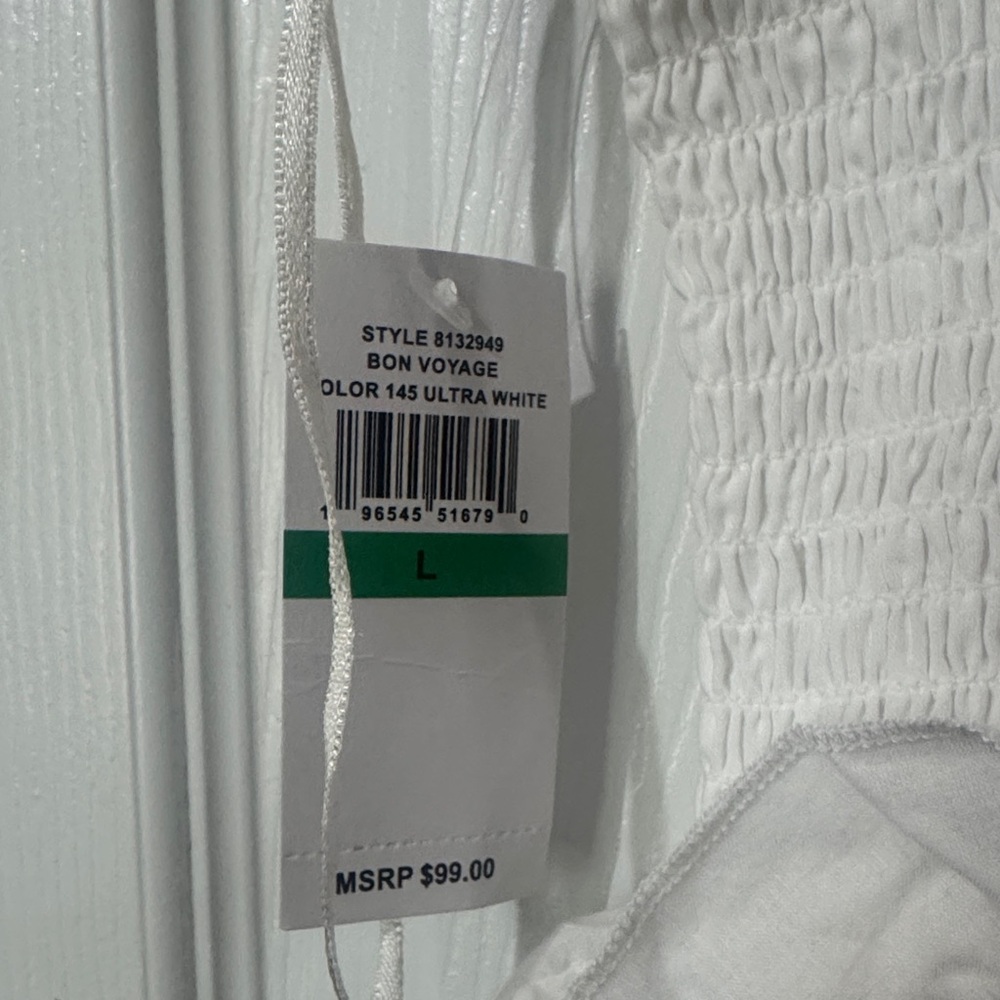 1. State White Ruffle Mini Dress - Picture 3 of 4